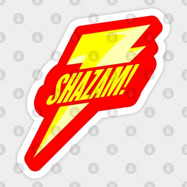 SHAZAM! Classic Sticker by ChrisPierreArt